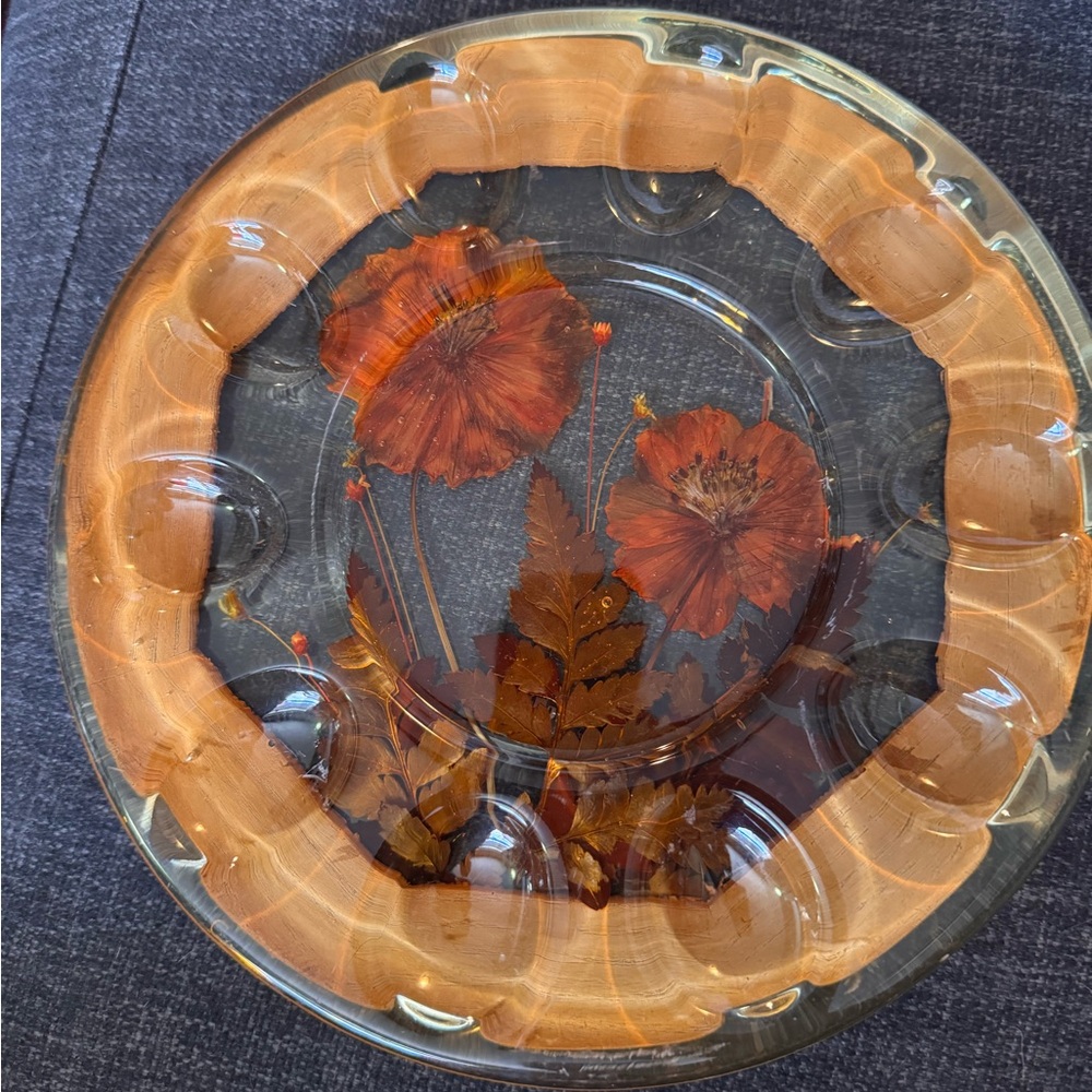 Vintage lucite deviled egg plate